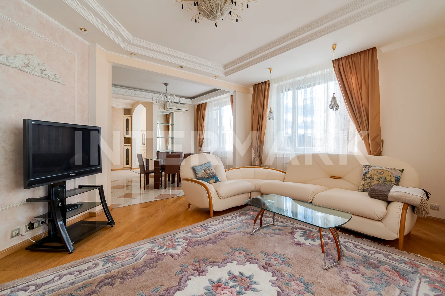 Rent Apartment, 3 rooms Residential complex Sozvezdie Kapital-1 Shabolovka Street, 23, korp. 4, Photo 1
