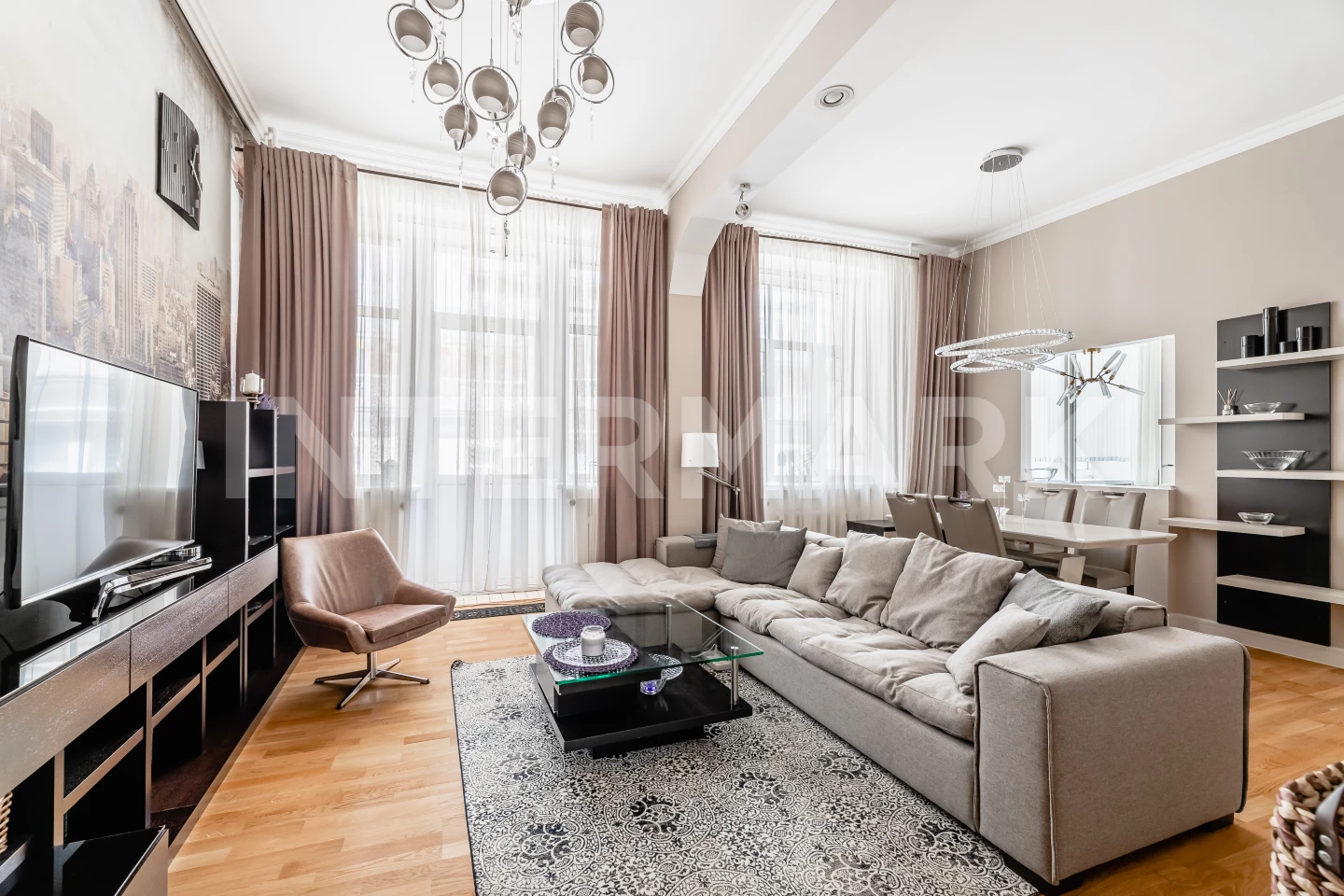 Rent Apartment, 3 rooms  Bolshoy Sergiyevsky Lane, 18, Photo 1