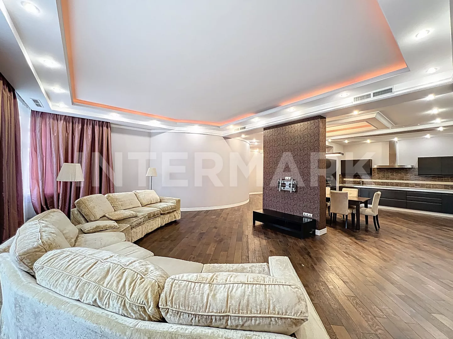 Rent Apartment, 4 rooms Residential complex Dom on Smolenskaya Embankment Maly Novopeskovsky Lane, 8, Photo 1