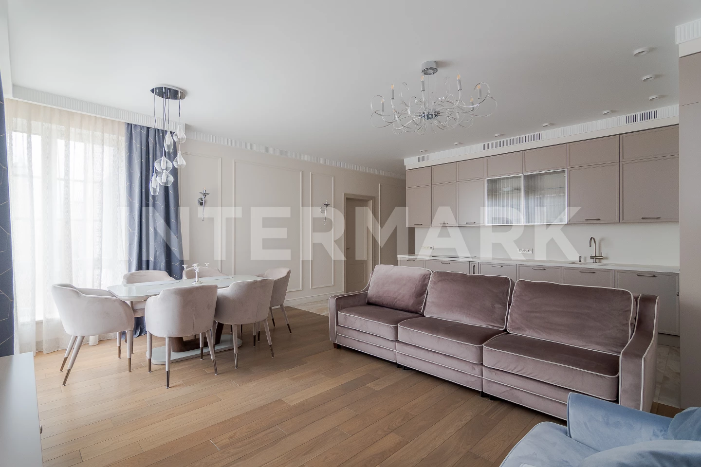 Rent Apartment, 4 rooms Residential complex Novopeskovsky 1st Smolensky Lane, 17, Photo 1