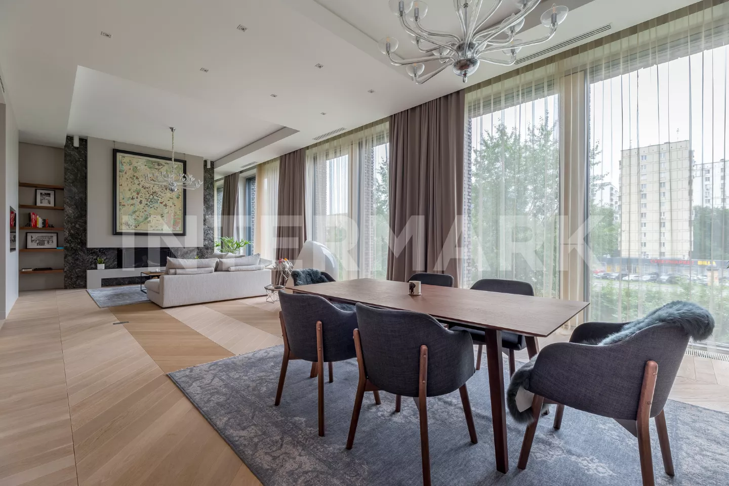 Rent Apartment, 4 rooms Residential complex ARTHOUSE Serebryanicheskaya Embankment, 19, Photo 1