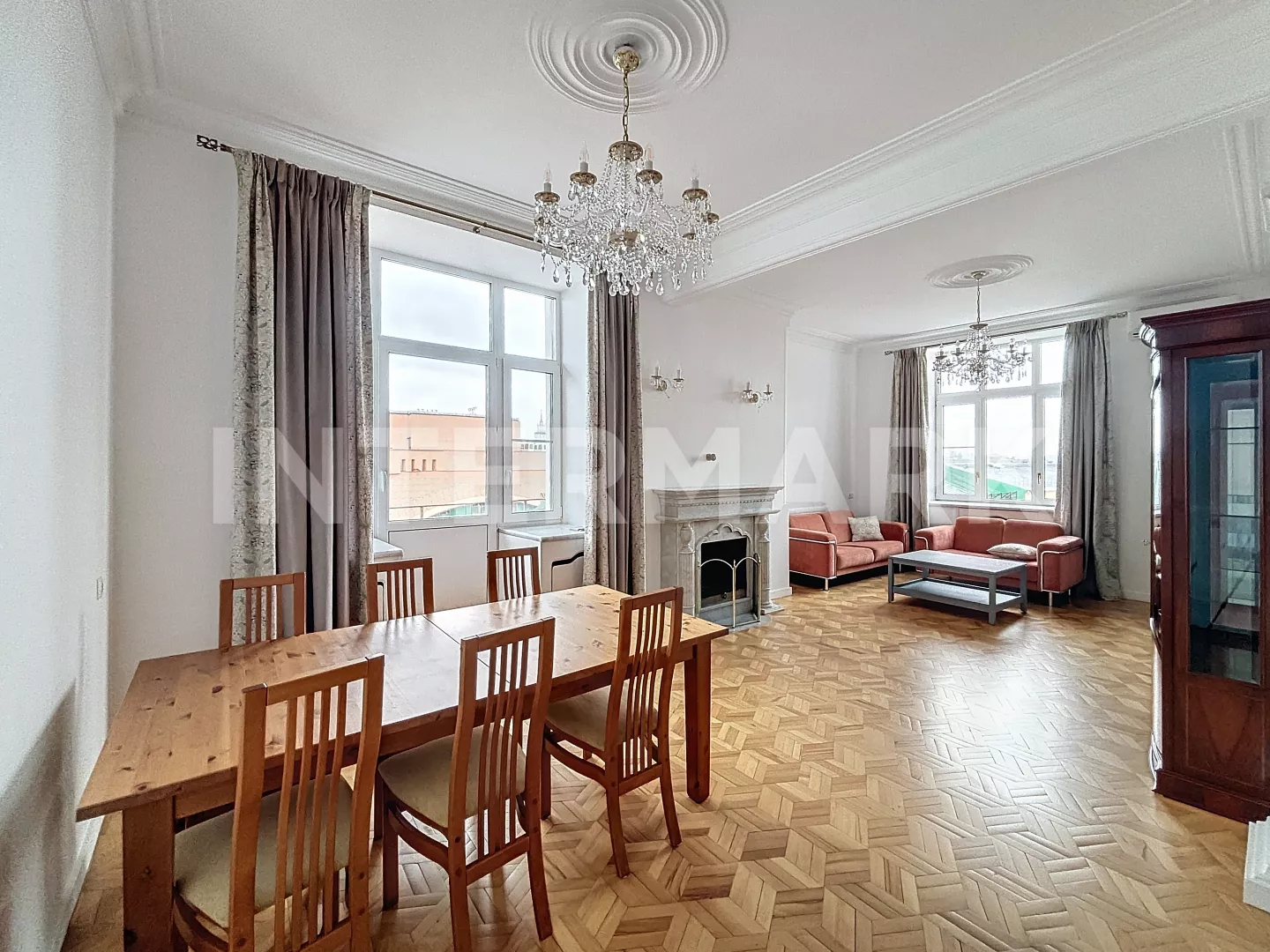 Снять в аренду Квартира, 4 комнаты  Мясницкая улица, 21, стр. 8, Фото 1