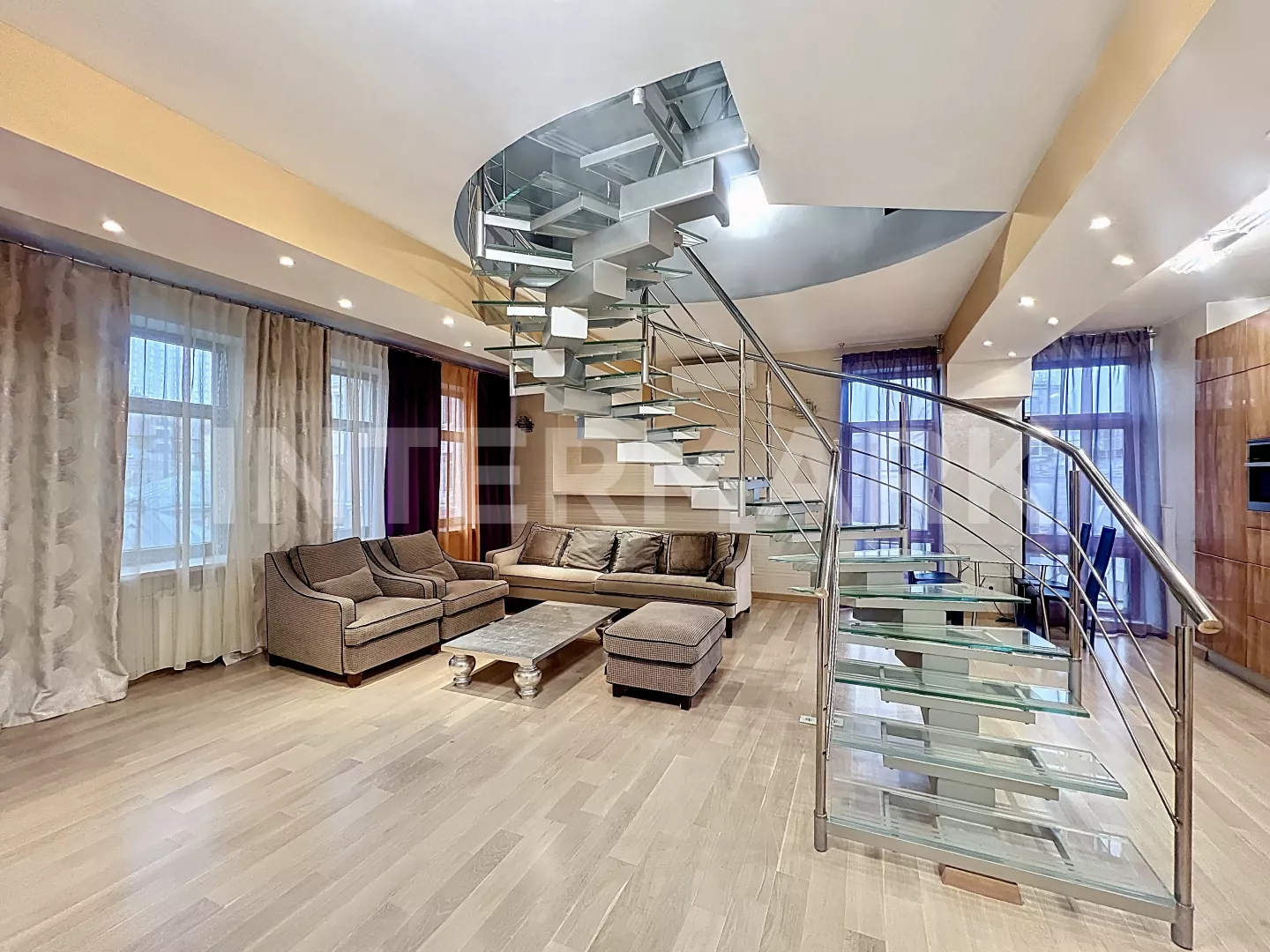 Снять в аренду Квартира, 3 комнаты  Лялин переулок, 19, корп. 1, Фото 1