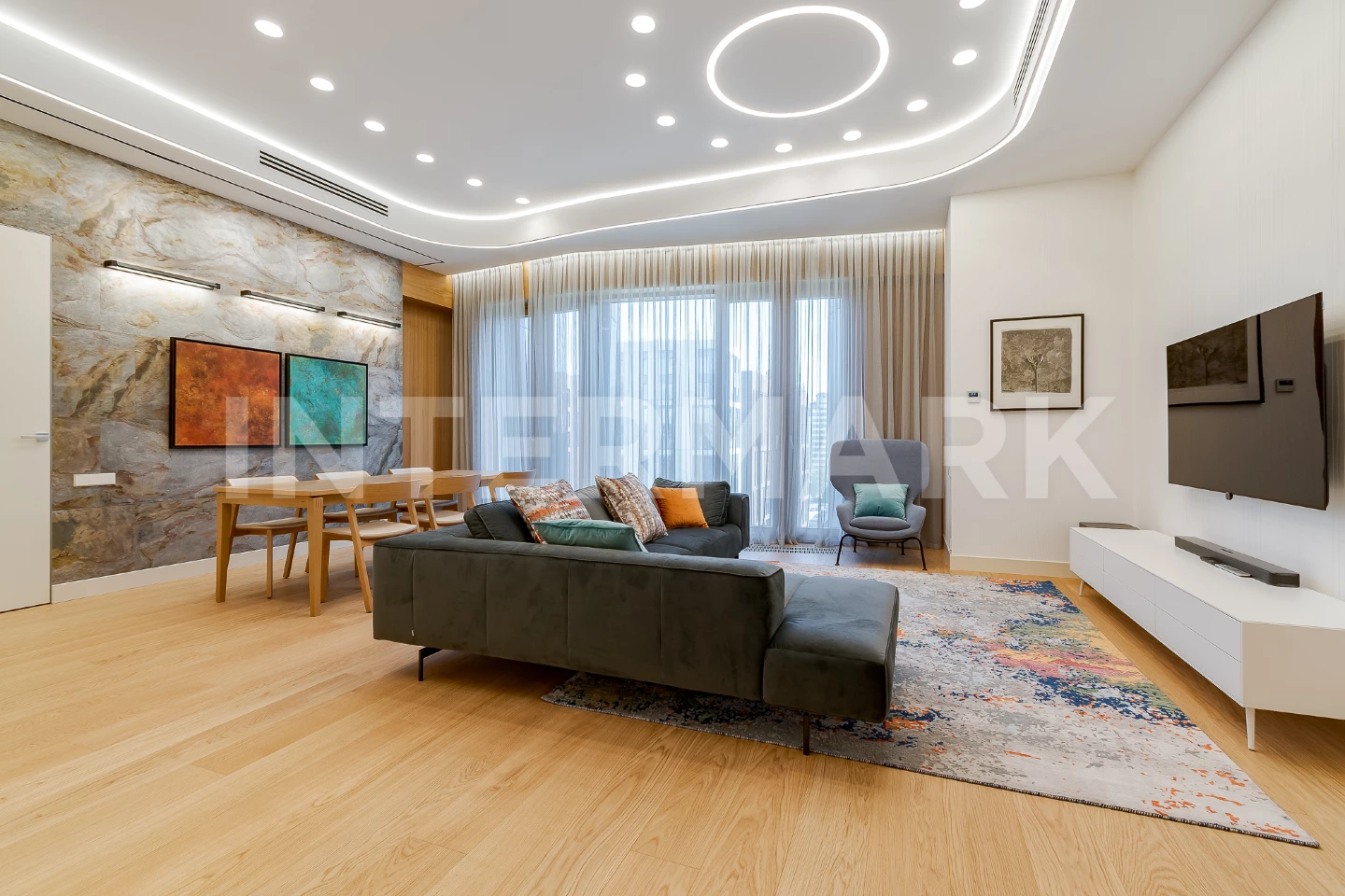 Rent Apartment, 4 rooms Residential complex Sadovye Kvartaly Usachyova Street, 11, Photo 1