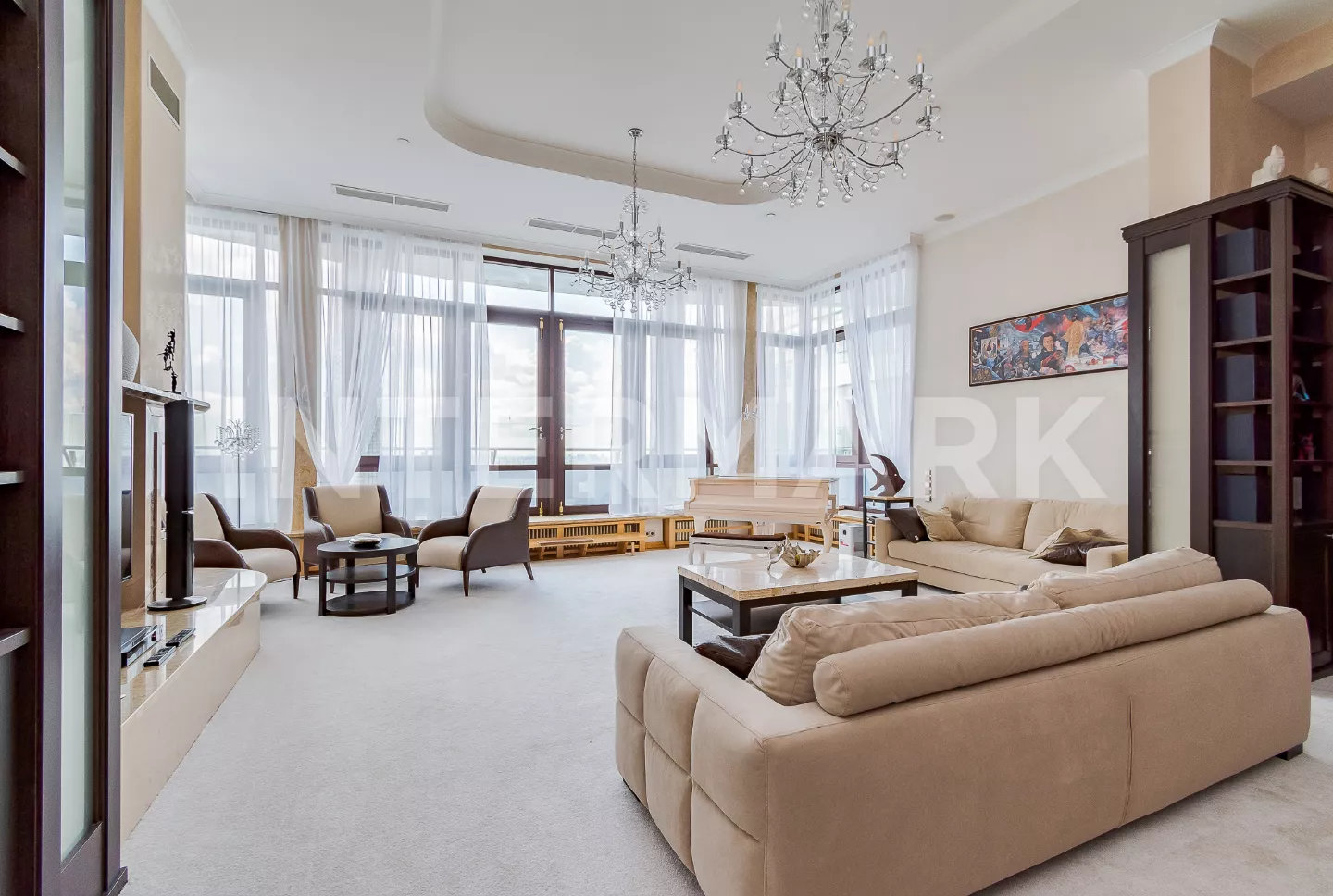 Rent Penthouse, 8 rooms Residential complex Vorobievy Gory  Mosfilmovskaya Street, 70, korp. 3, Photo 1