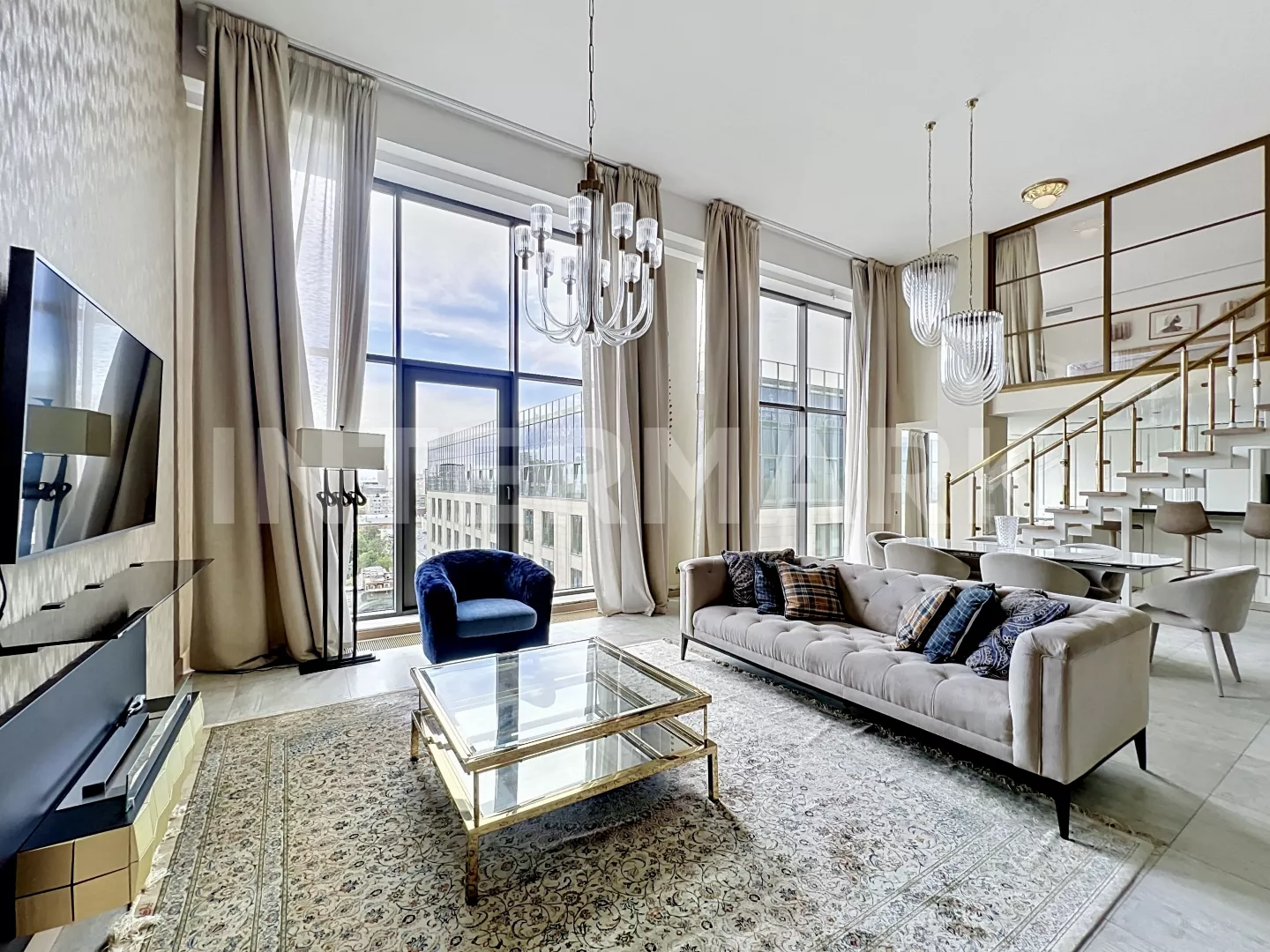 Rent Penthouse, 3 rooms Residential complex Pekin's Gardens Bolshaya Sadovaya Street, 5, korp. 1, Photo 1