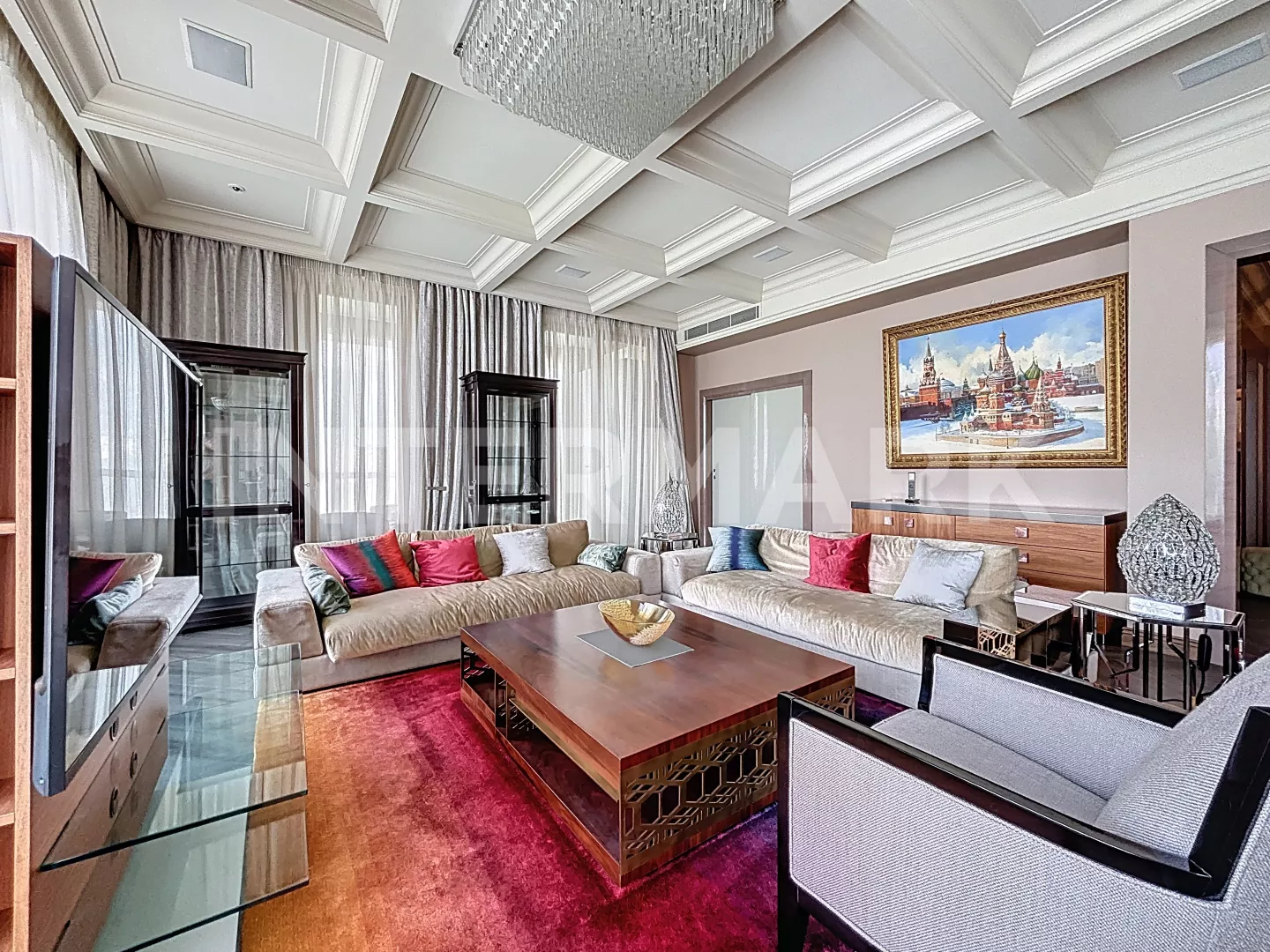 Rent Apartment, 4 rooms Residential complex Klubny dom na Smolenskom bulvare Smolensky Boulevard, 24, str. 3, Photo 1