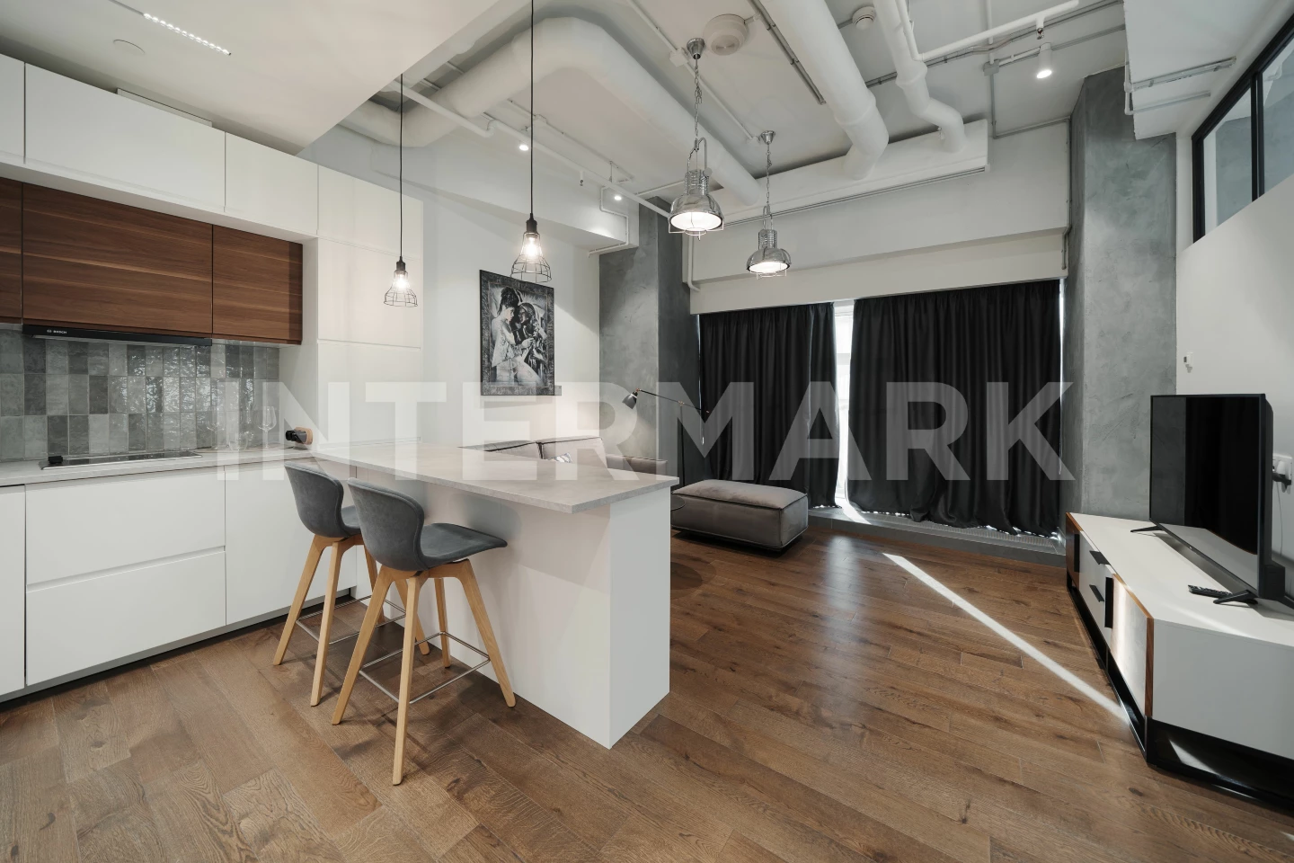 Rent Apartment, 2 rooms  1st Krasnogvardeysky Drive, 15, Photo 1