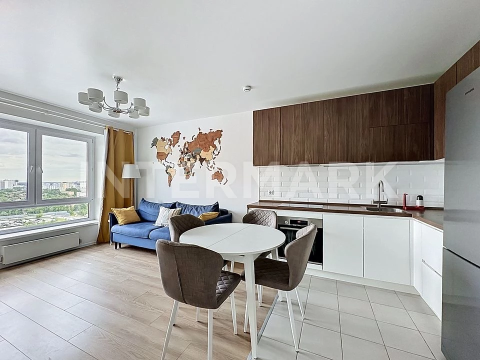 Rent Apartment, 2 rooms  Borovskoye Highway, 2, korp. 4, Photo 1