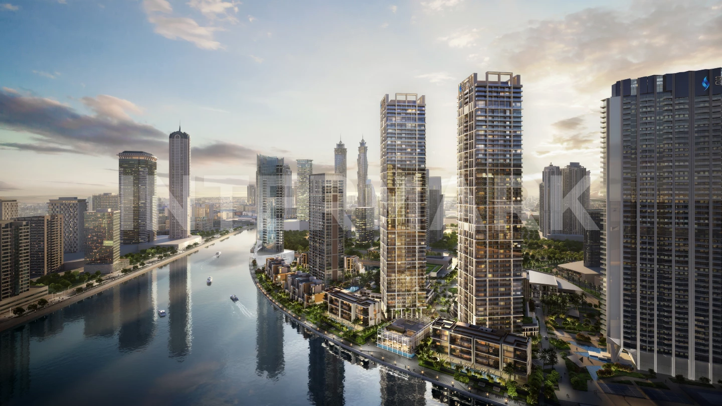  Двухуровневый лофт с 3 спальнями в комплексе Peninsula Four, The Plaza в районе Бизнесс-Бэй ОАЭ, Фото 1
