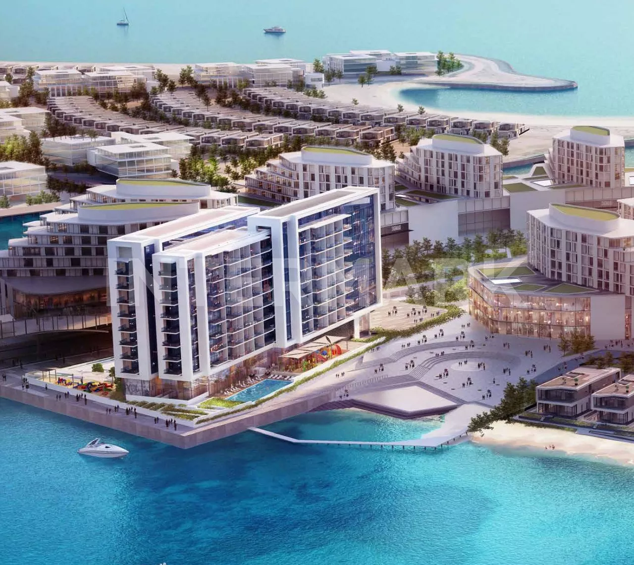  Апартаменты с 1 спальней на берегу моря в Рас-эль-Хайма, ОАЭ ОАЭ, Фото 1
