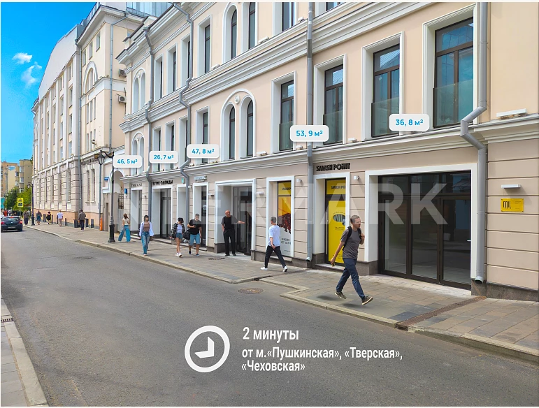 Снять в аренду  Помещение на  Большой Бронной Москва, Большая Бронная улица, 25с3, Фото 1