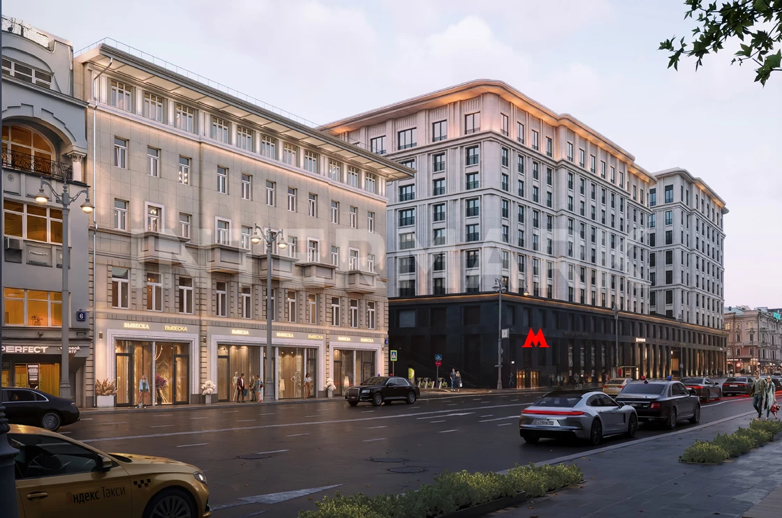 Снять в аренду  Ритейл у м. Маяковская Москва, 1-я Тверская-Ямская улица, 4, Фото 1