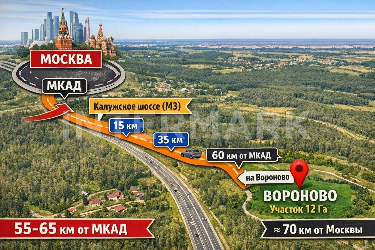  Участок в Чеховском районе Московская область, муниципальный округ Чехов, деревня Сергеево, Фото 1