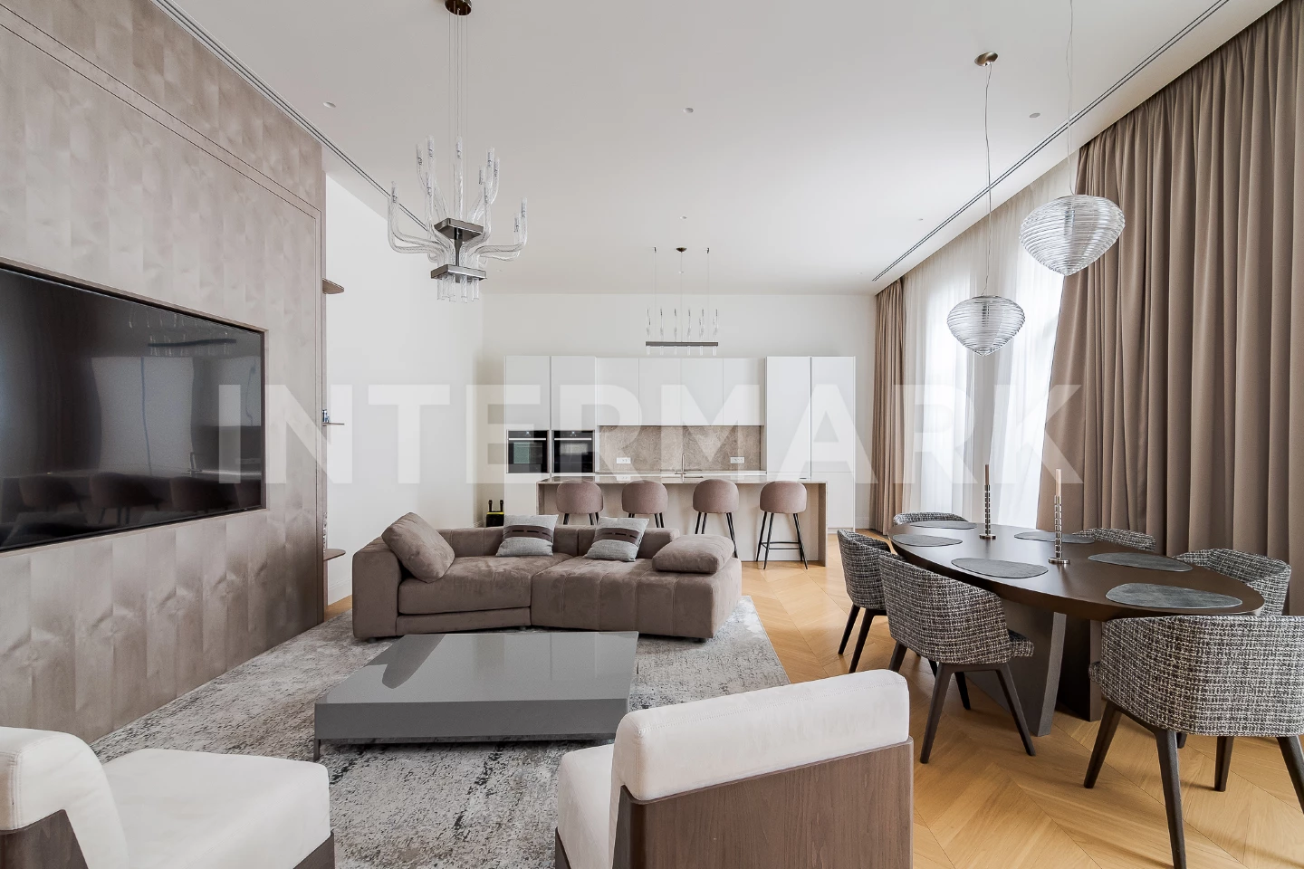 Apartment, 3 rooms Residential complex Cloud Nine Bolshaya Polyanka Street, 9, str. 1, Photo 1
