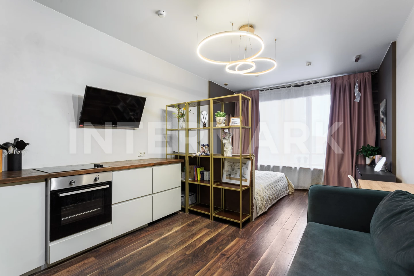 Apartment, 1 room Residential complex Headliner Shmitovsky Drive, 39, korp. 2, Photo 1