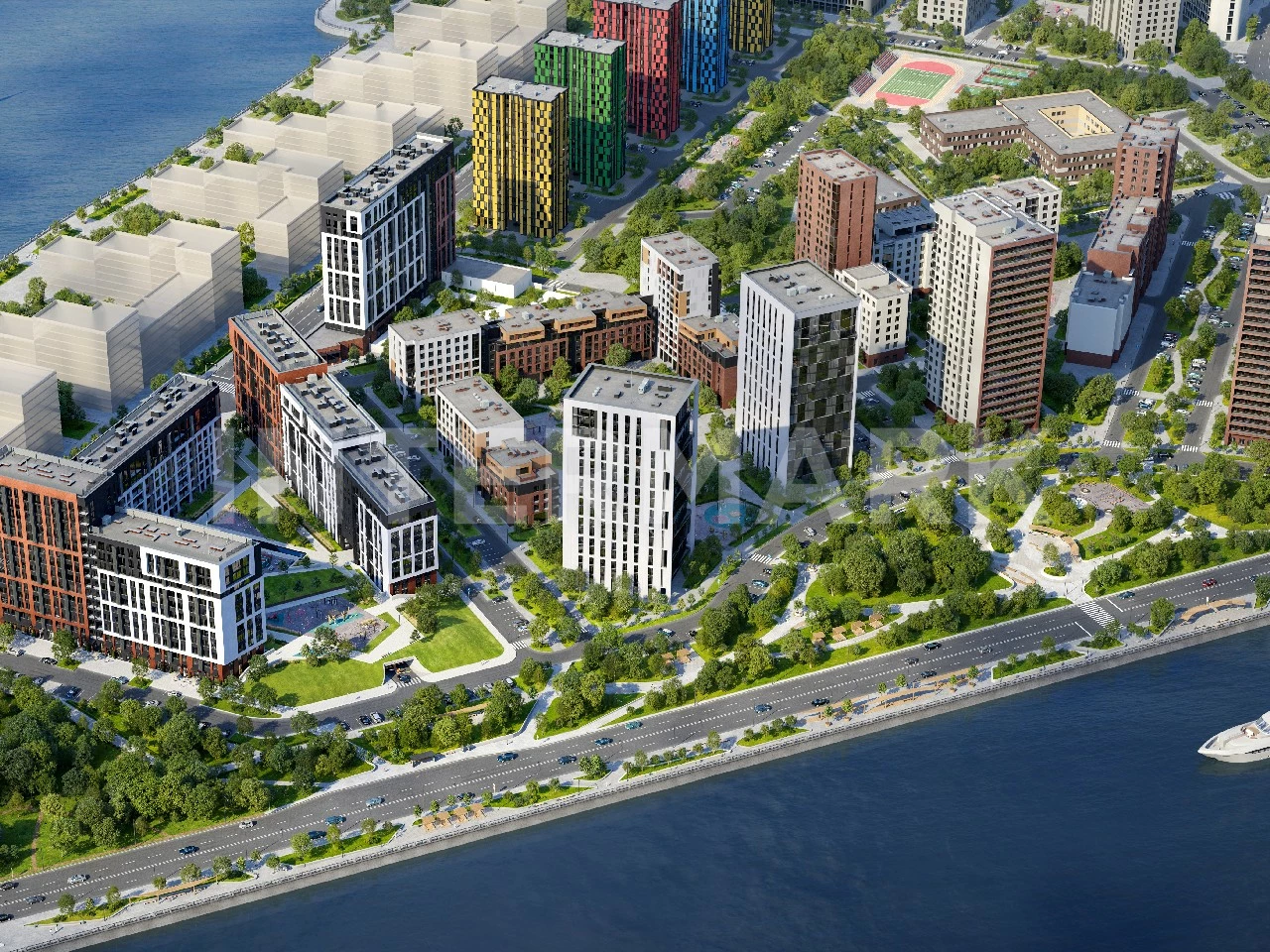 Квартиры ЖК Нагатино Ай-Ленд (Nagatino i-Land) Автозаводская улица, 23с186, Фото 1